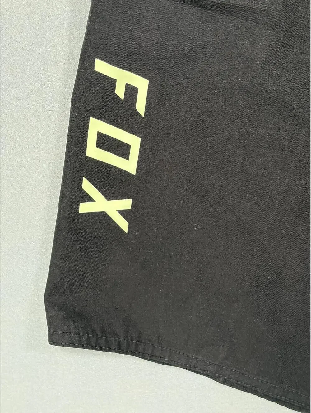 Fox Racing Overhead Boardshorts Men's 34 Black Yellow Swim Trunks Surf Moto MX